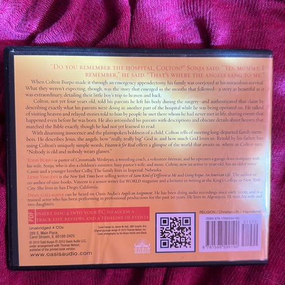 AUDIO BOOK Heaven if for real plus PDF by Todd Burpo including interview - Picture 8 of 16